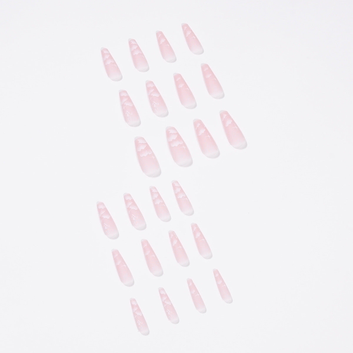 L02 Butterfly Whispers Cloud High-end Press on Nails