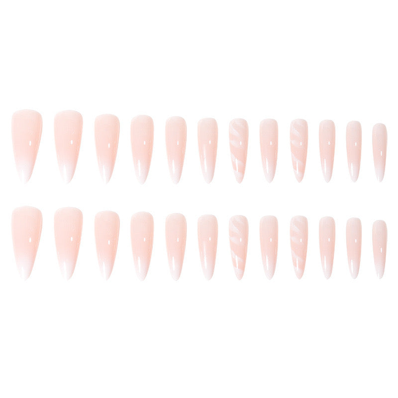 L55 Subtle Lotus Hue High-end Press on Nails