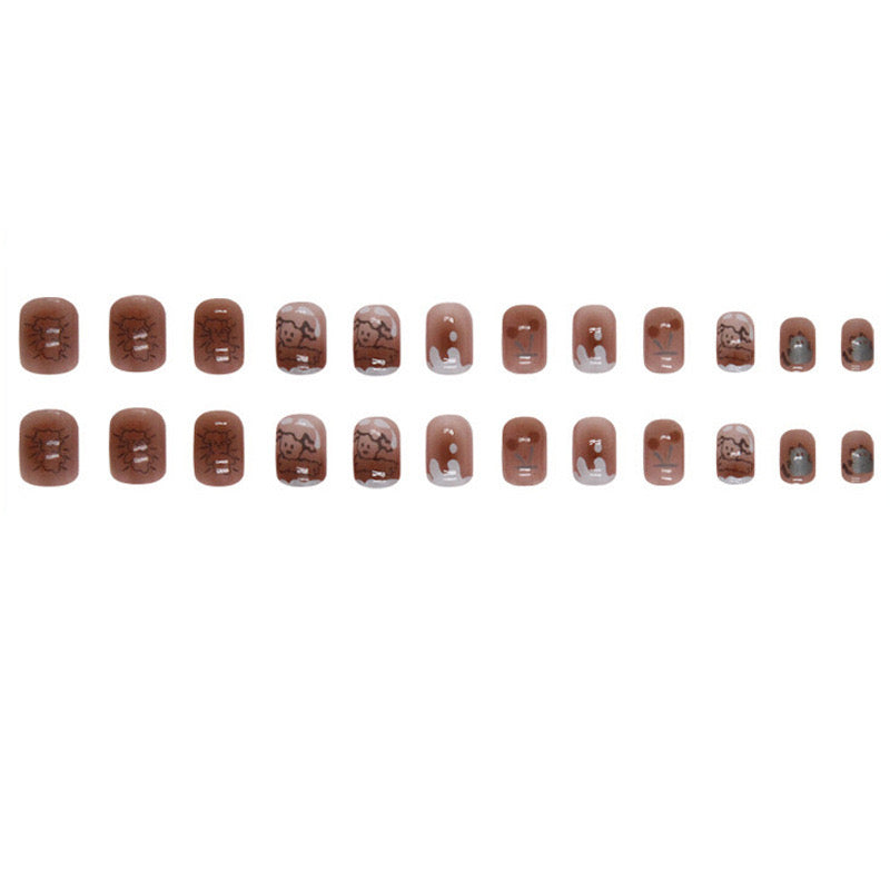 S83 Cute Puplets High-end Press on Nails