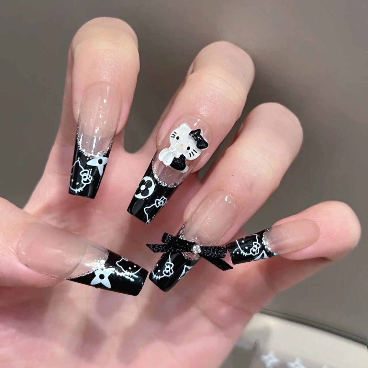 H104 High-end custom Reusable Salon-grade Acrylic Nails