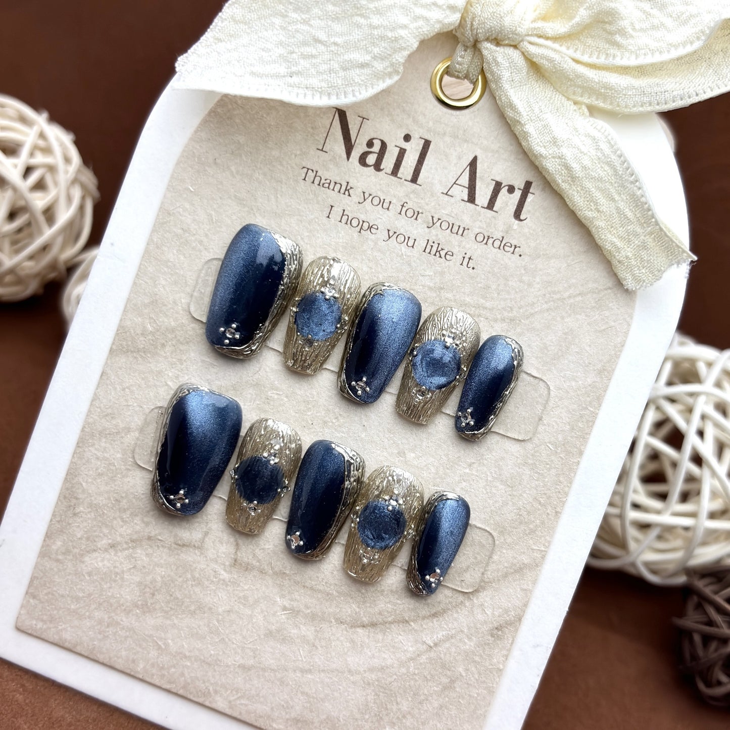 c19 cat eye nails Reusable Acrylic Nails