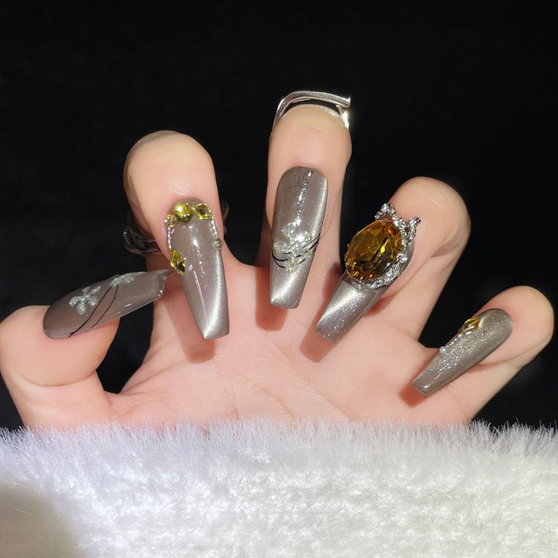 c29 cat eye nails Reusable Acrylic Nails