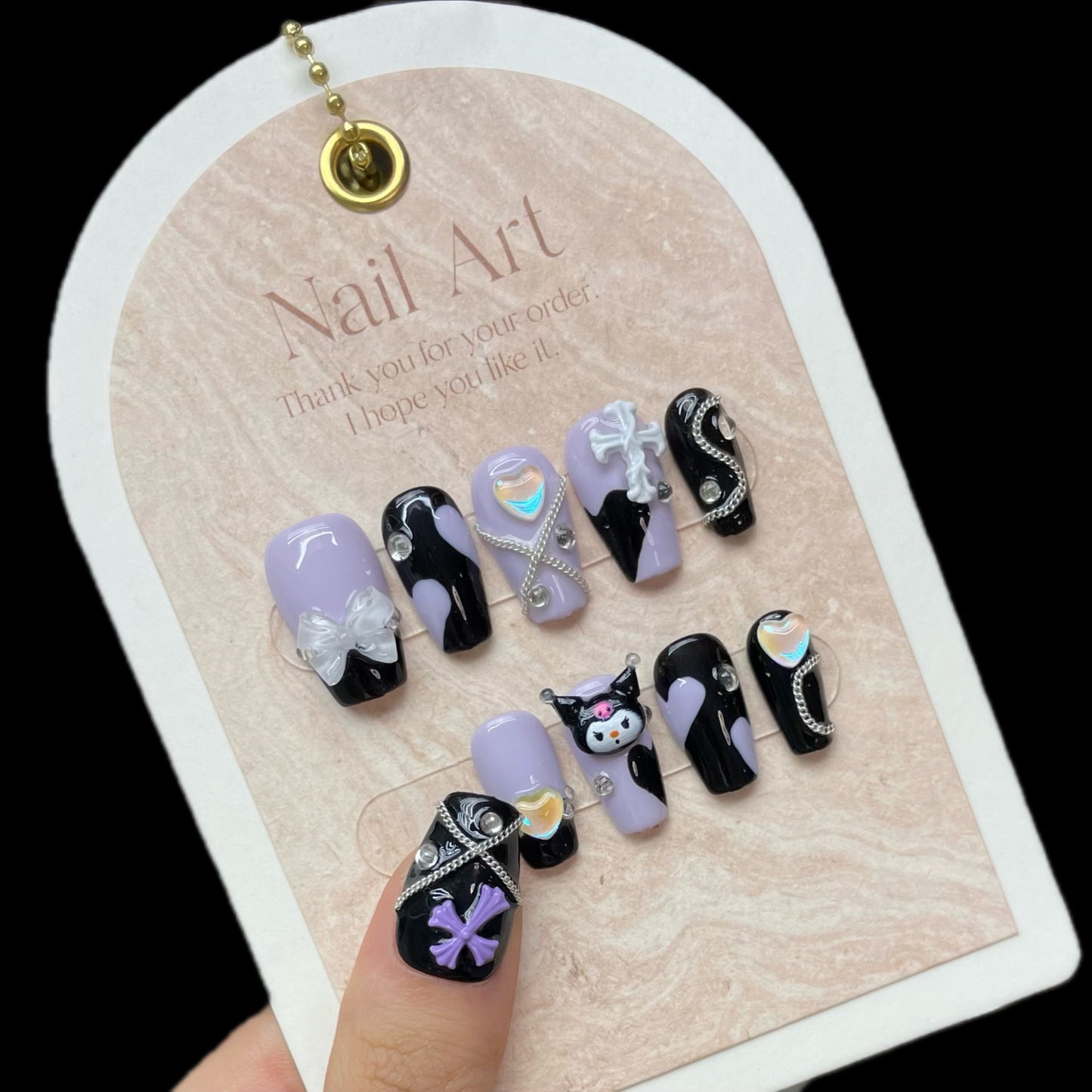 H172 Reusable Acrylic Nails High-end custom Salon-grade