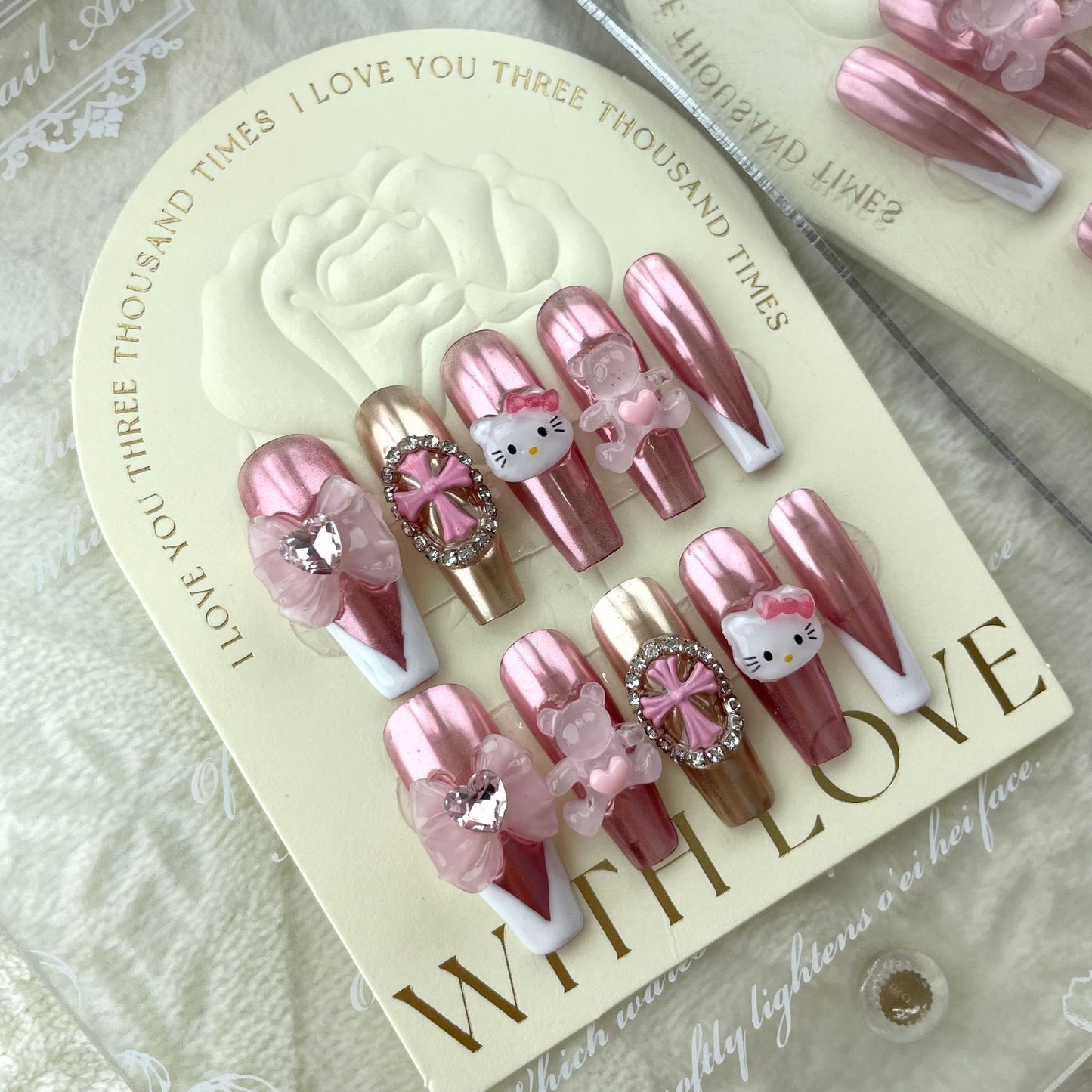 H165 Reusable High-end custom Salon-grade Acrylic Nails