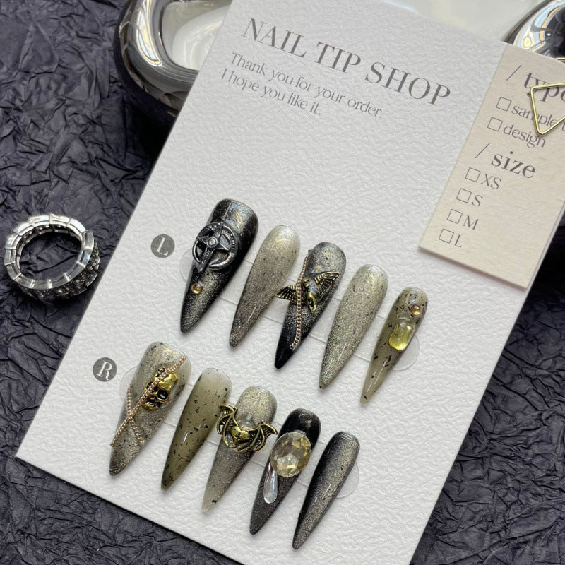 H164 Reusable High-end custom Salon-grade Acrylic Nails