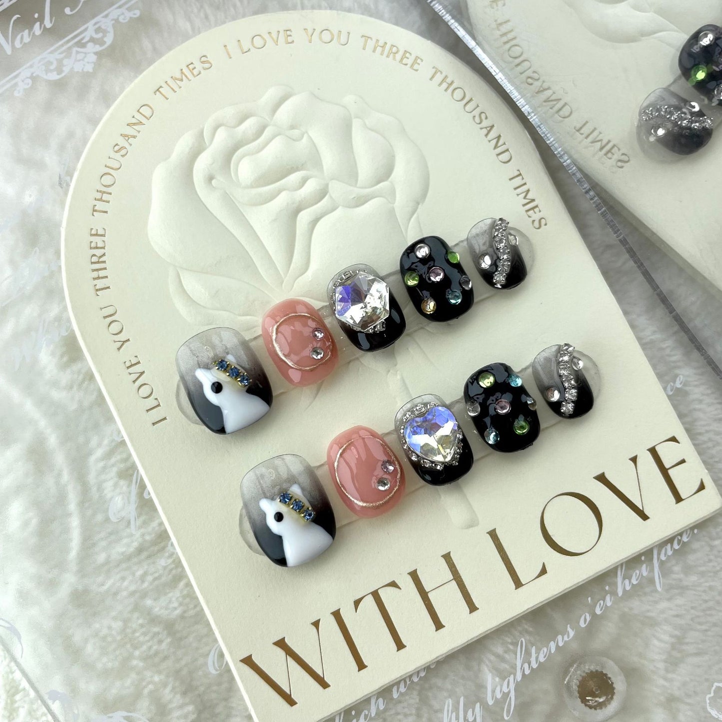 H184 High-end custom Salon-grade Nails art