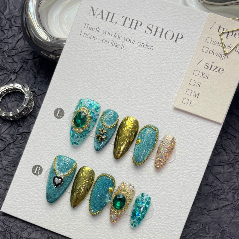 H177 Reusable High-end Press on Nails