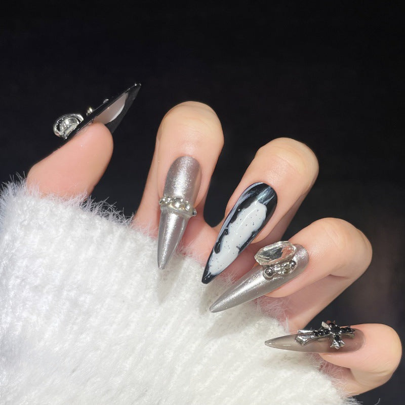 H161 Reusable High-end custom Salon-grade Acrylic Nails