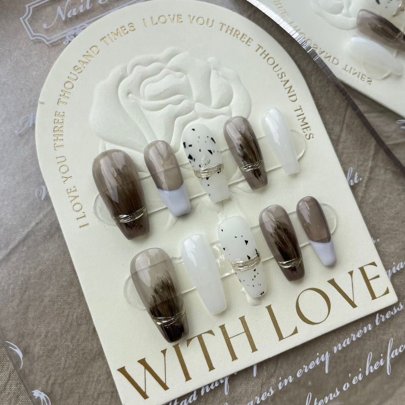 H158 Reusable High-end Press on Nails