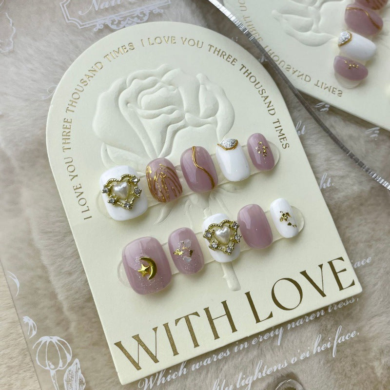 H189 Reusable Acrylic Nails High-end custom Salon-grade Nails art