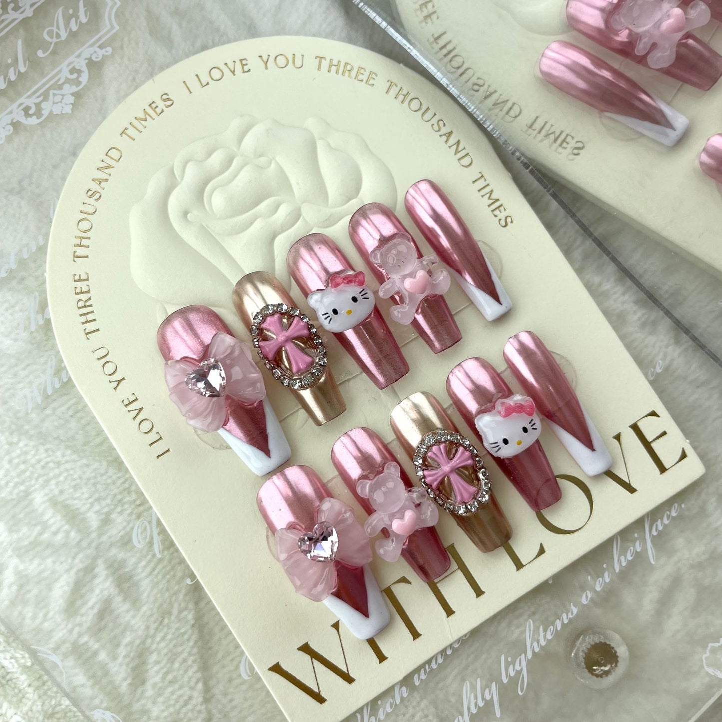 H165 Reusable High-end custom Salon-grade Acrylic Nails