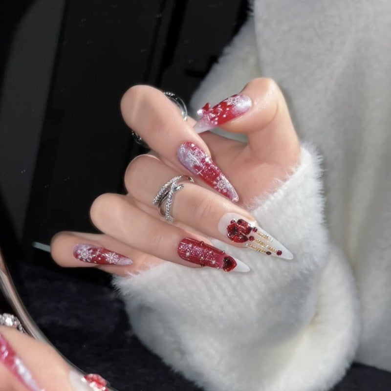 H183 High-end custom Salon-grade Nails art