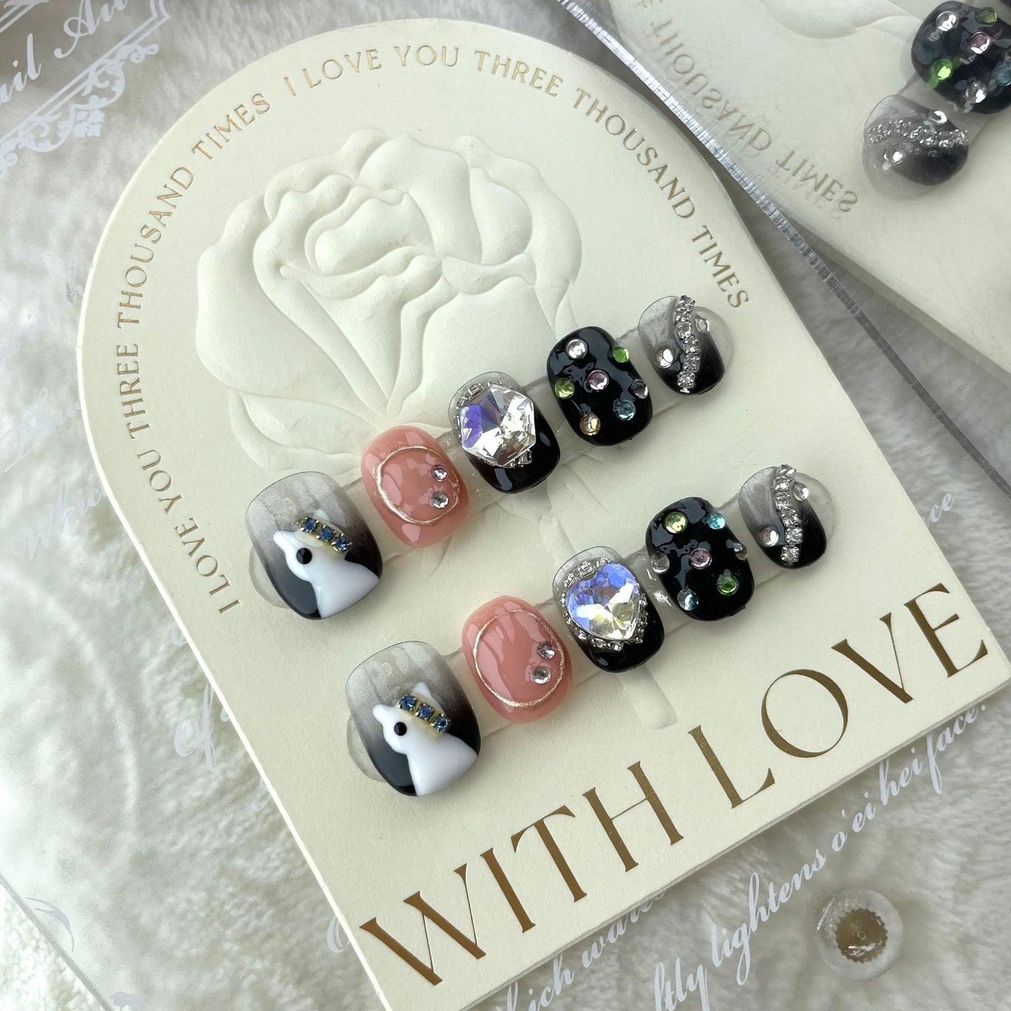 H184 High-end custom Salon-grade Nails art