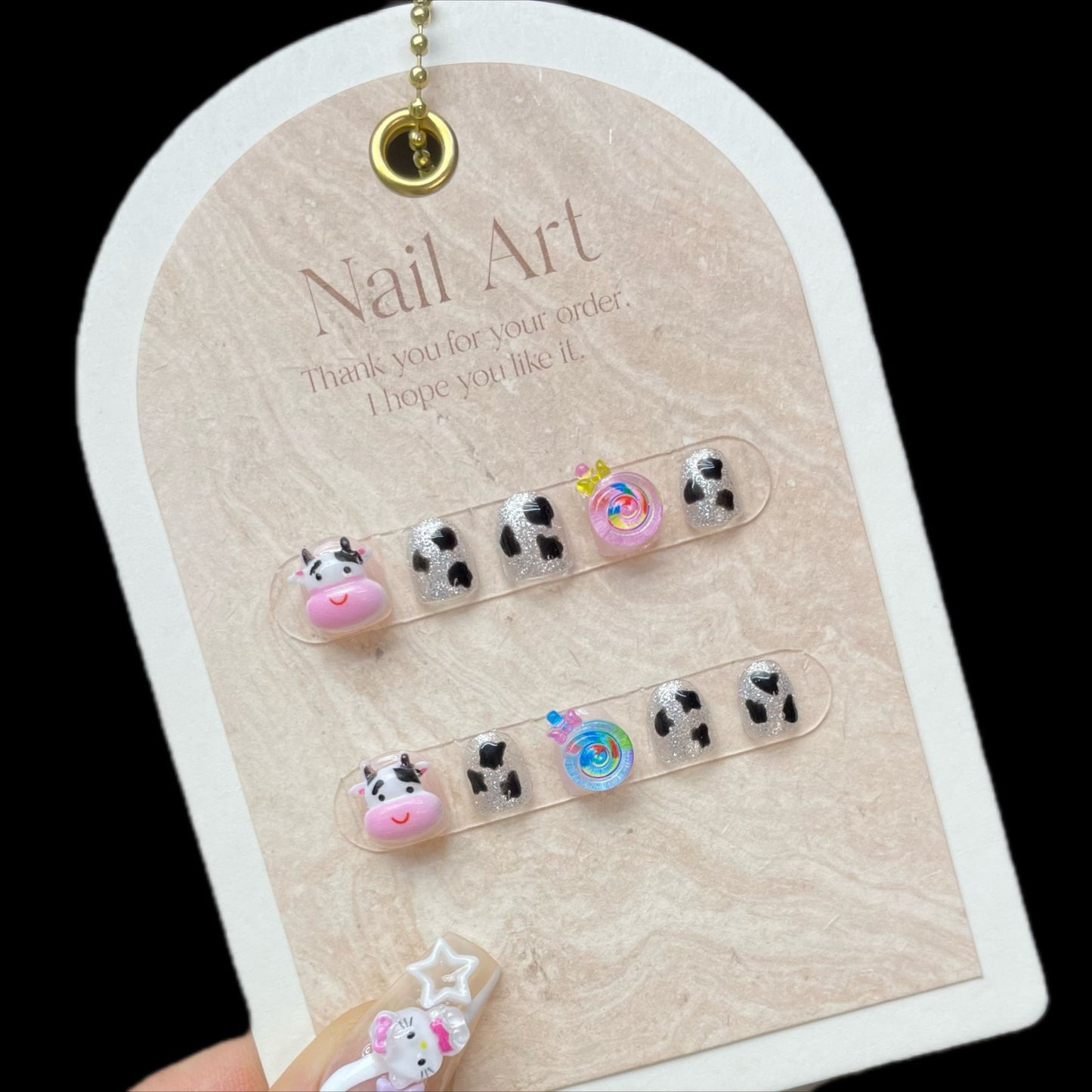 H181 Reusable Acrylic Nails High-end custom Salon-grade Nails art