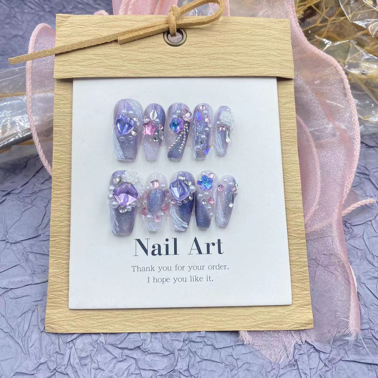 H18 Reusable High-end custom Salon-grade Acrylic Nails