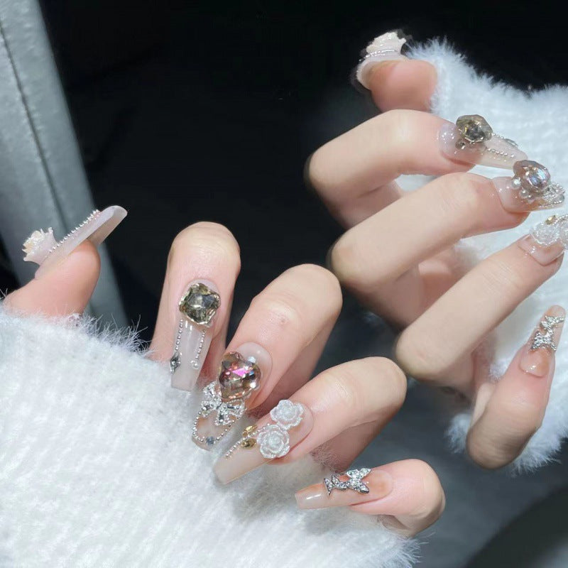 H162 Reusable High-end custom Salon-grade Acrylic Nails