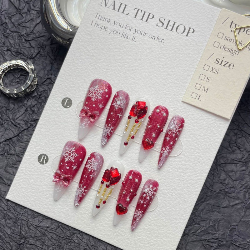 H183 High-end custom Salon-grade Nails art