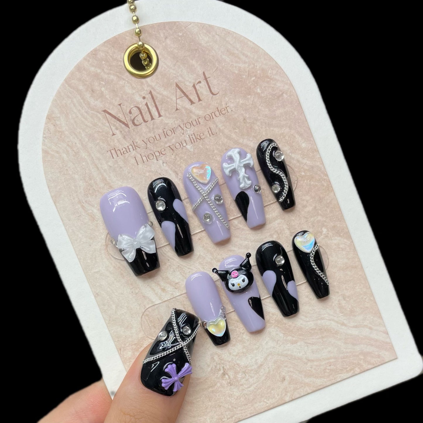 H172 Reusable Acrylic Nails High-end custom Salon-grade