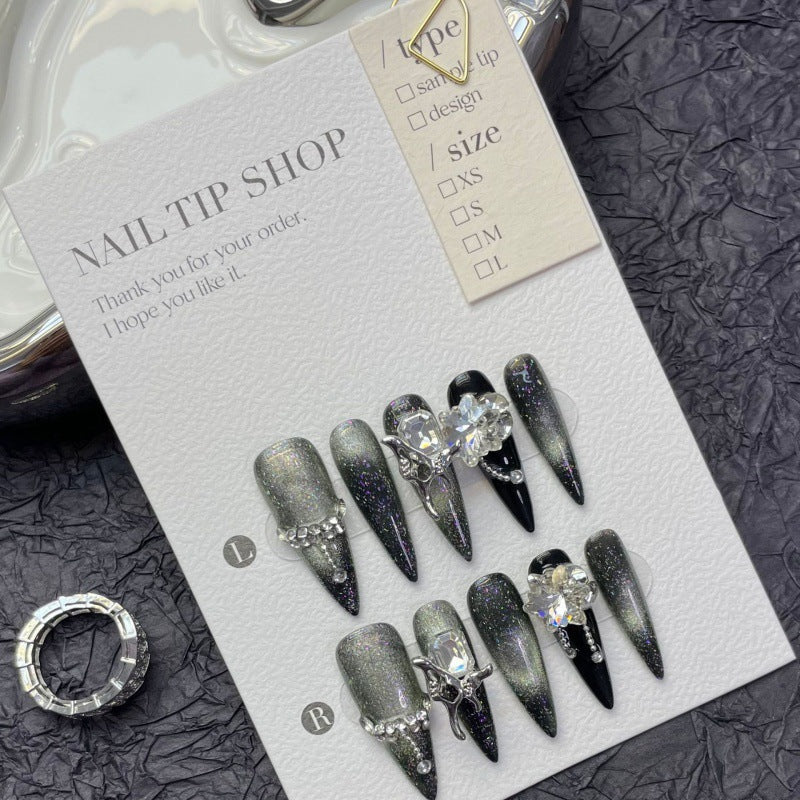 H158 Reusable High-end Press on Nails