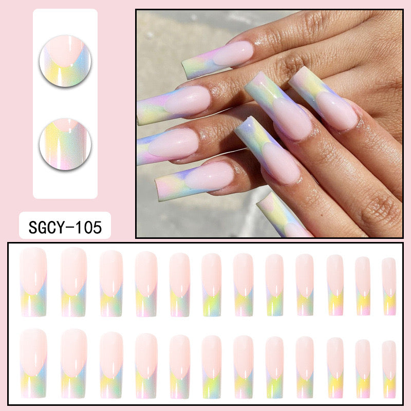 XL16 Dreamy Chroma High-end Press on Nails