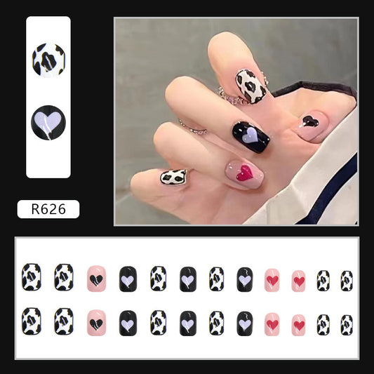 S05 Cow Totem High-end Press on Nails