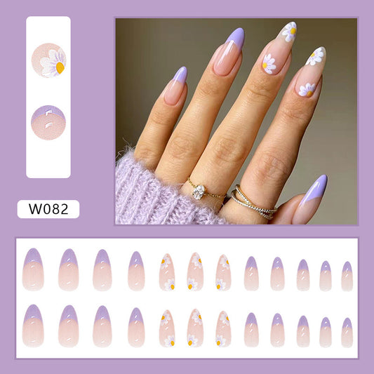 M22 Purple Melody of Fragrance High-end Press on Nails