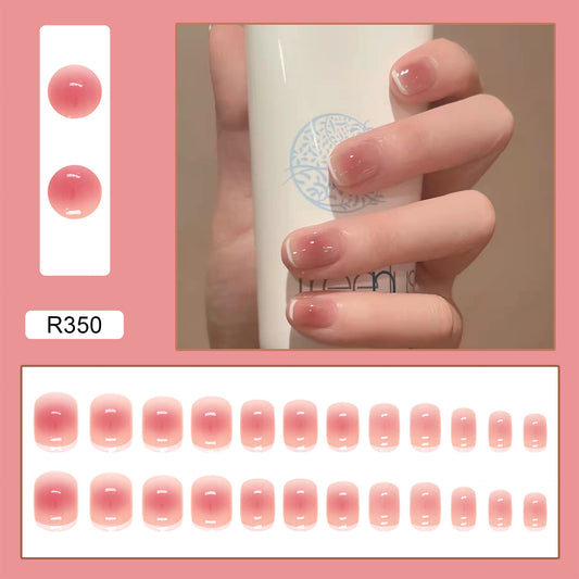 S35 French Pink Blush High-end Press on Nails