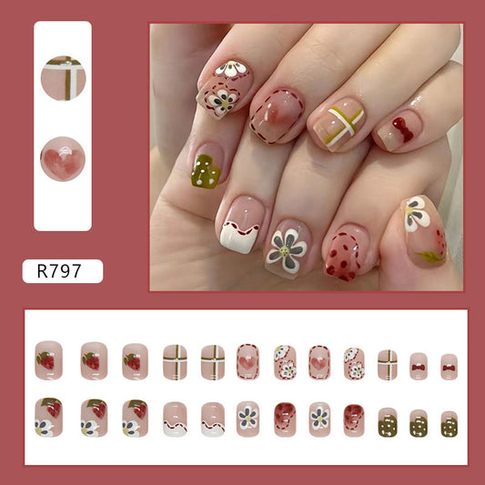 S48 Blossom Waltz High-end Press on Nails