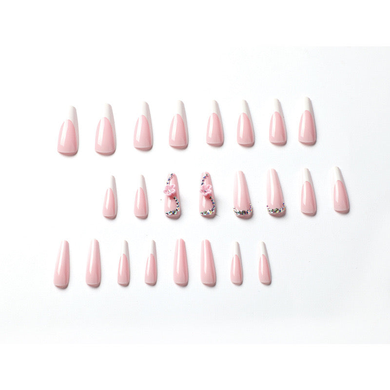 L61 Pink Blossom Parisienne High-end Press on Nails