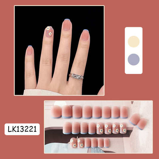 S22 Floral Whisper Matte High-end Press on Nails