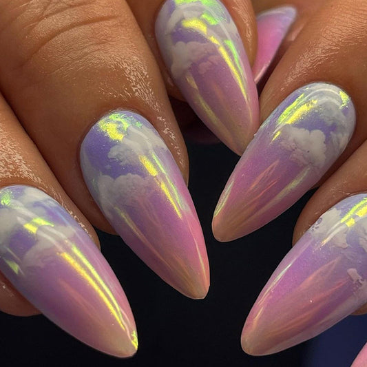 M52 Dreamy Cloud Drift High-end Press on Nails