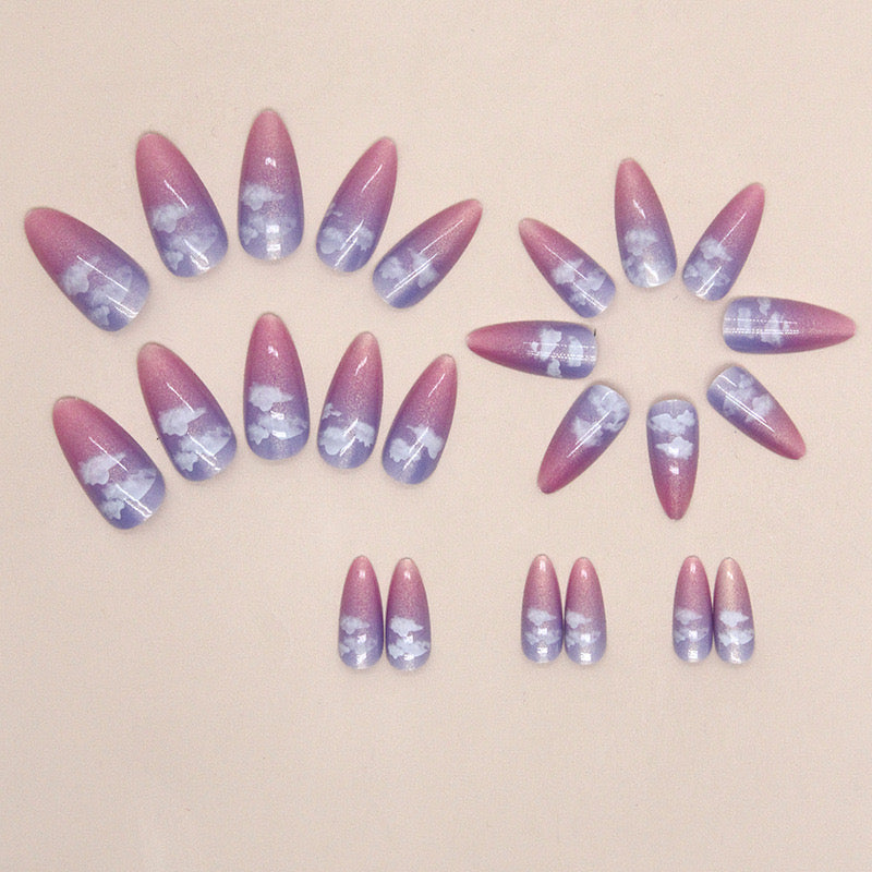 M52 Dreamy Cloud Drift High-end Press on Nails