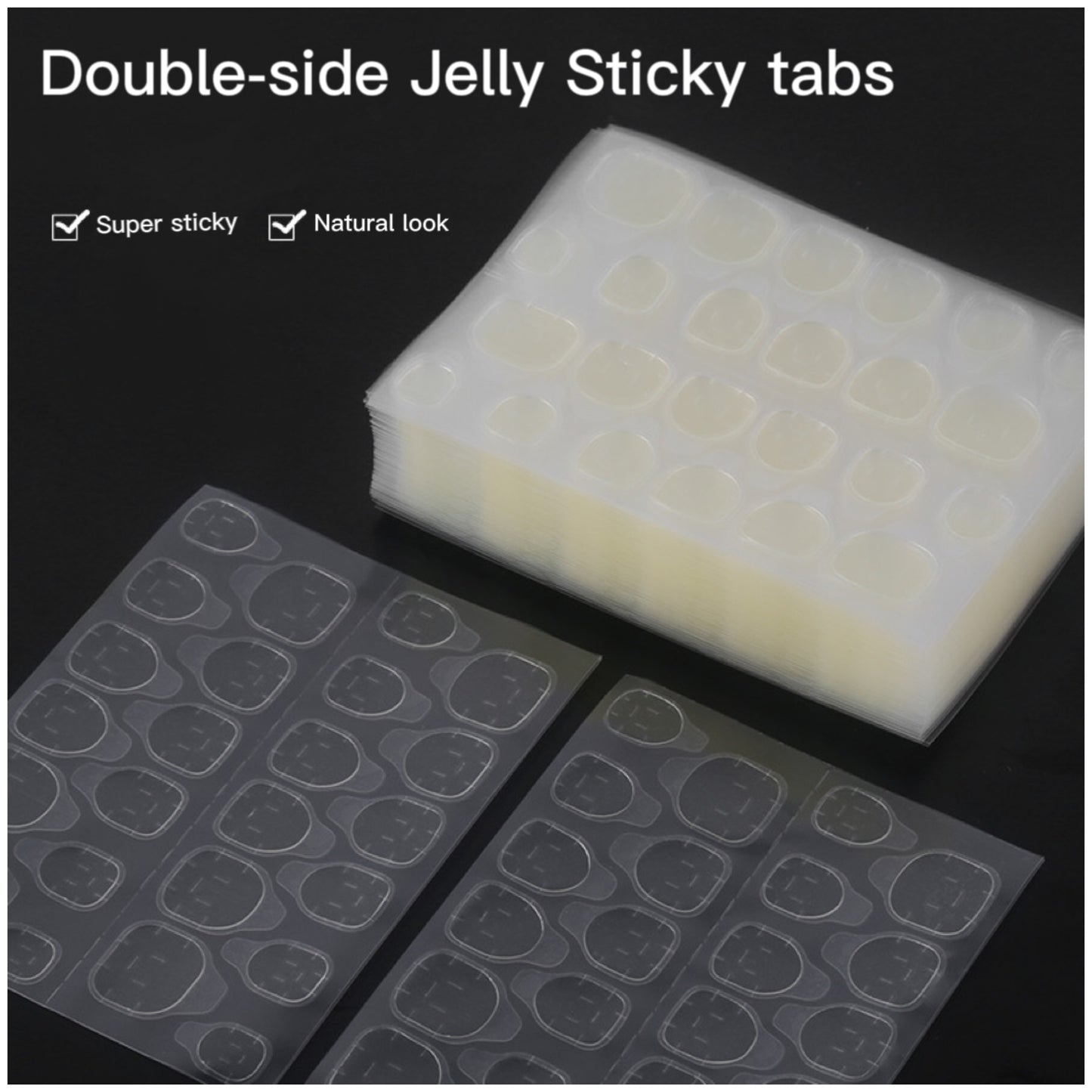 10 Sheets Super Sticky Jelly Tabs Bundle Sale / Long-lasting Sticky tabs 24pcs*1 per tab