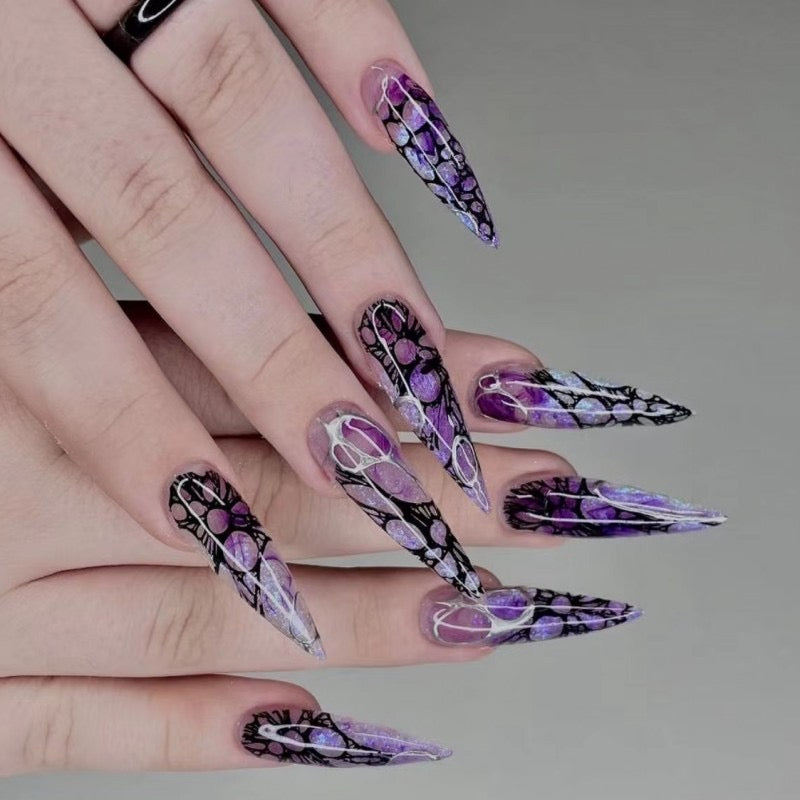 L58 Purple Enchant Dream High-end Press on Nails