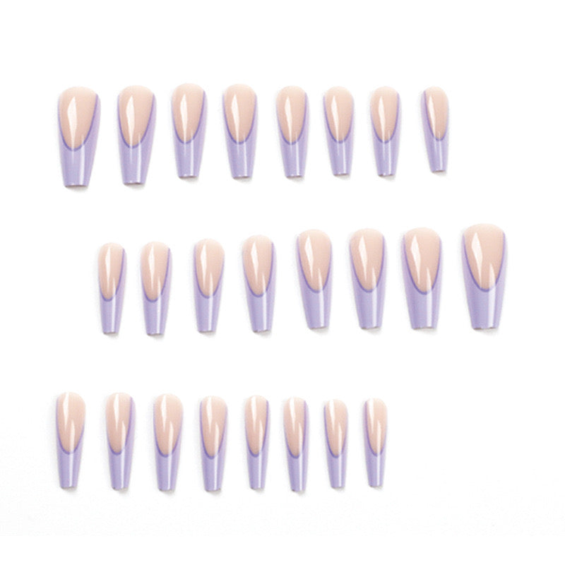 L28 French Lavender Chic High-end Press on Nails