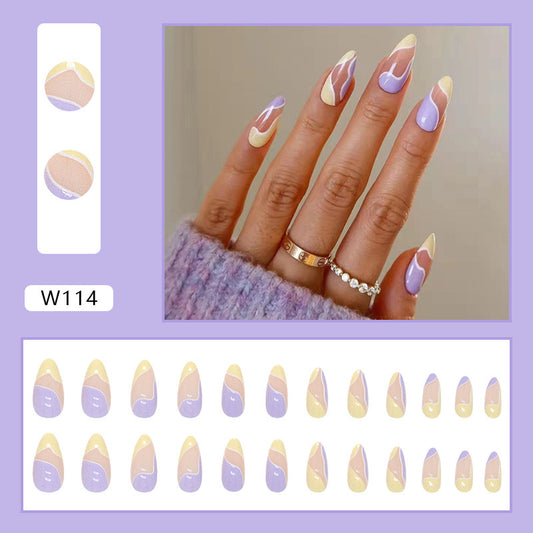 M08 Subtle Lavender Harmony High-end Press on Nails