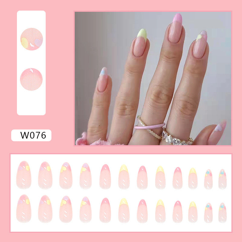 M09 Soft Loveheart High-end Press on Nails