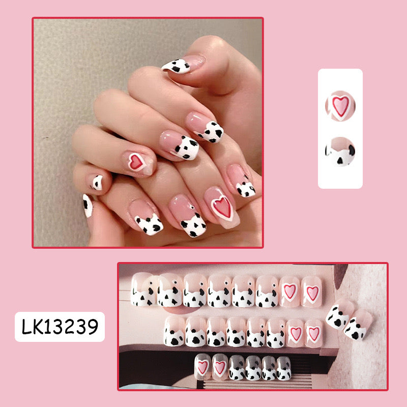 S74 Moo Sweet High-end Press on Nails