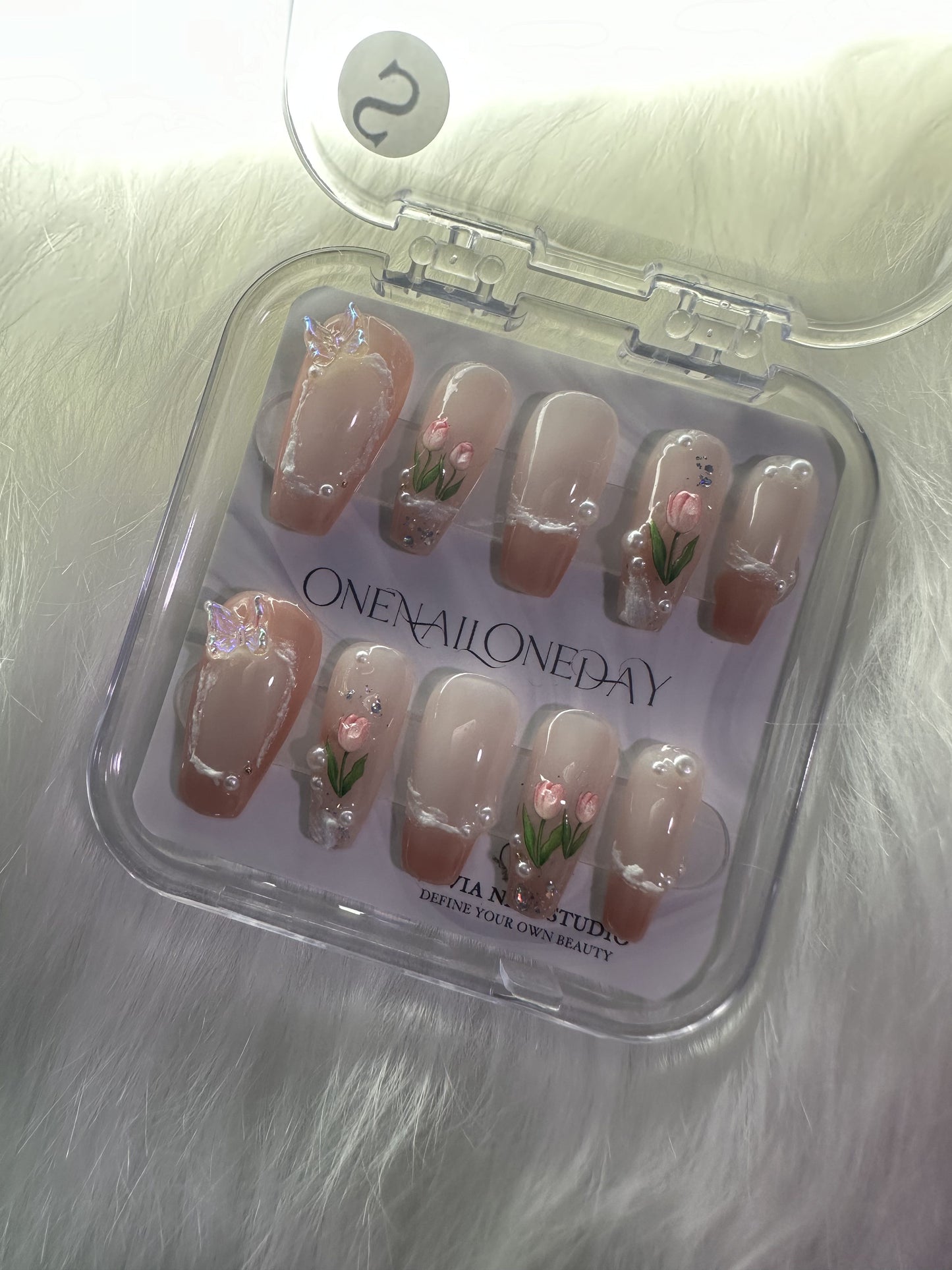 【High-end Handmade Acrylic Nails Salon-grade customized press ons】