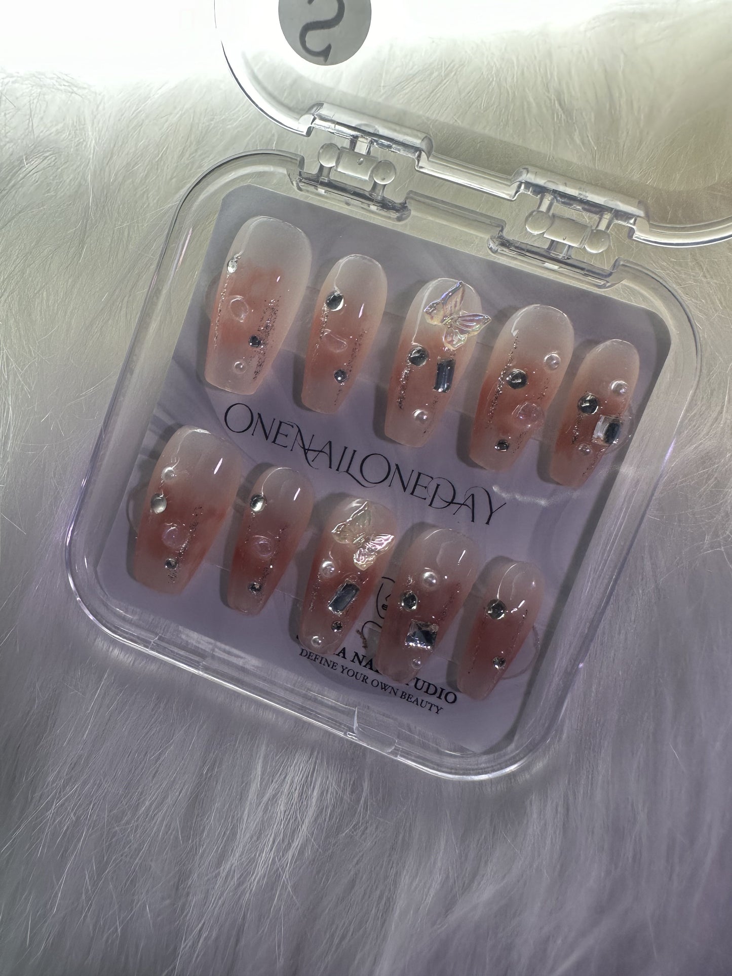 【High-end Handmade Acrylic Nails Salon-grade customized press ons】