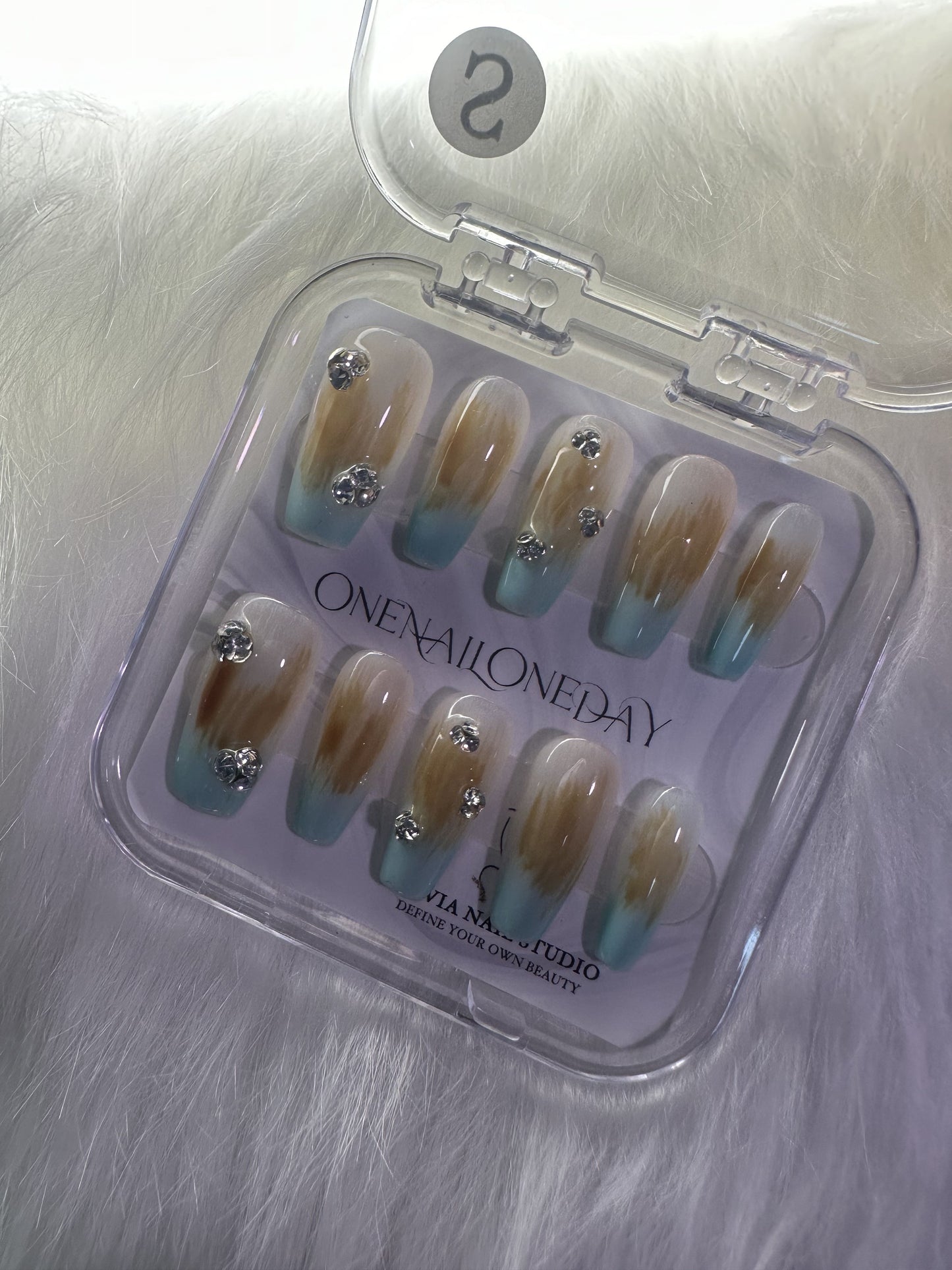 【High-end Handmade Acrylic Nails Salon-grade customized press ons】