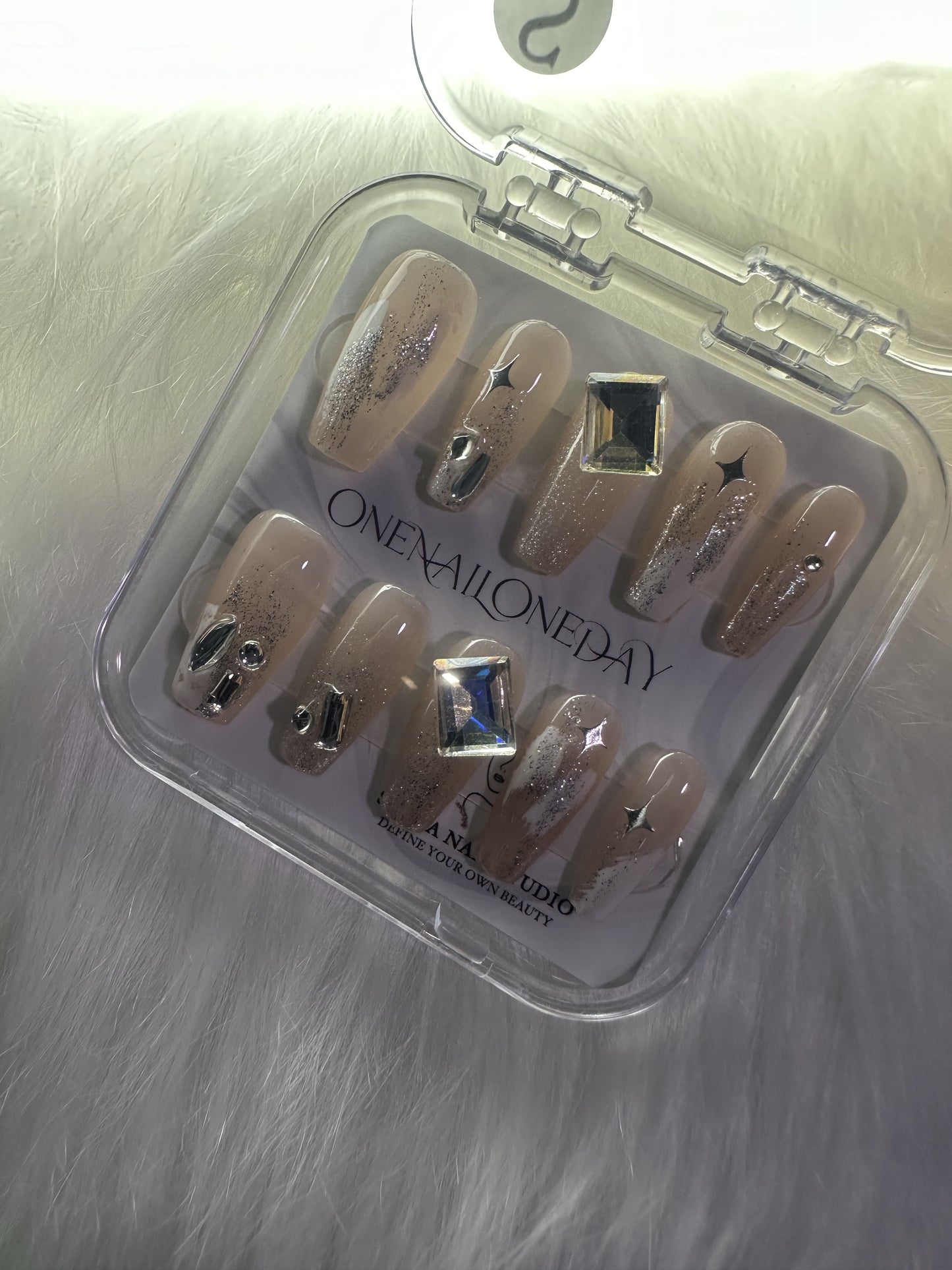 【High-end Handmade Acrylic Nails Salon-grade customized press ons】