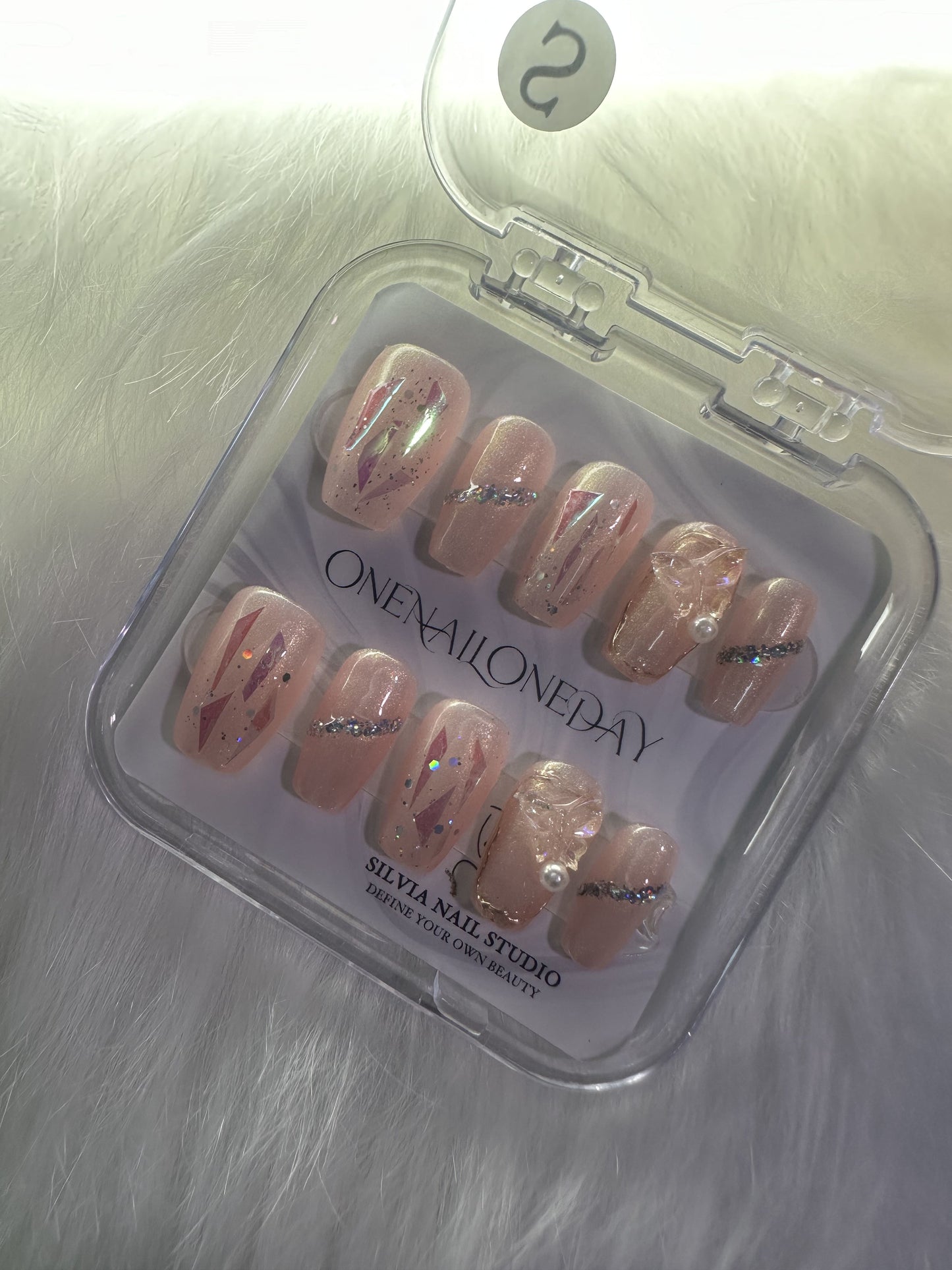 【High-end Handmade Acrylic Nails Salon-grade customized press ons】