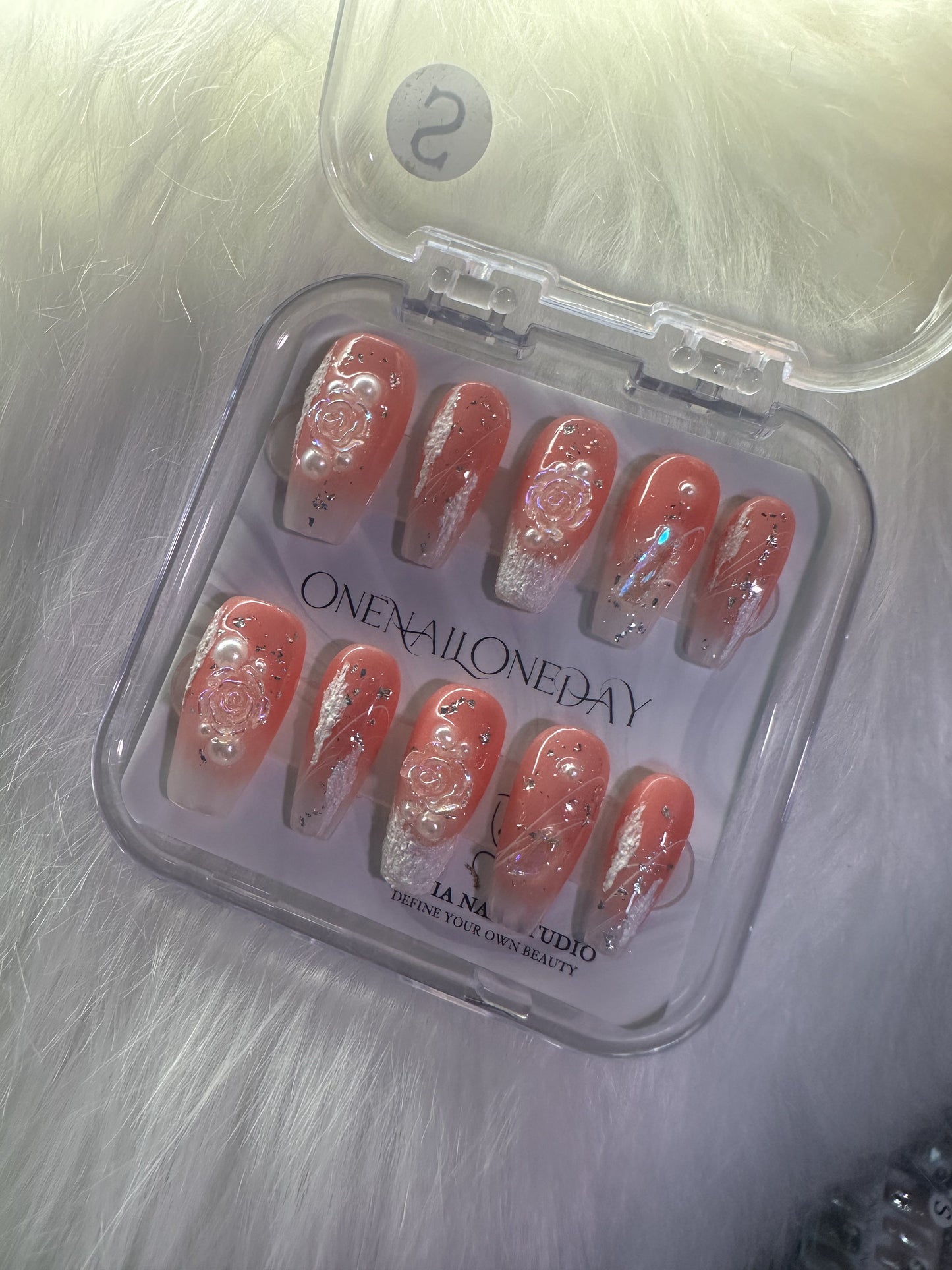 【High-end Handmade Acrylic Nails Salon-grade customized press ons】