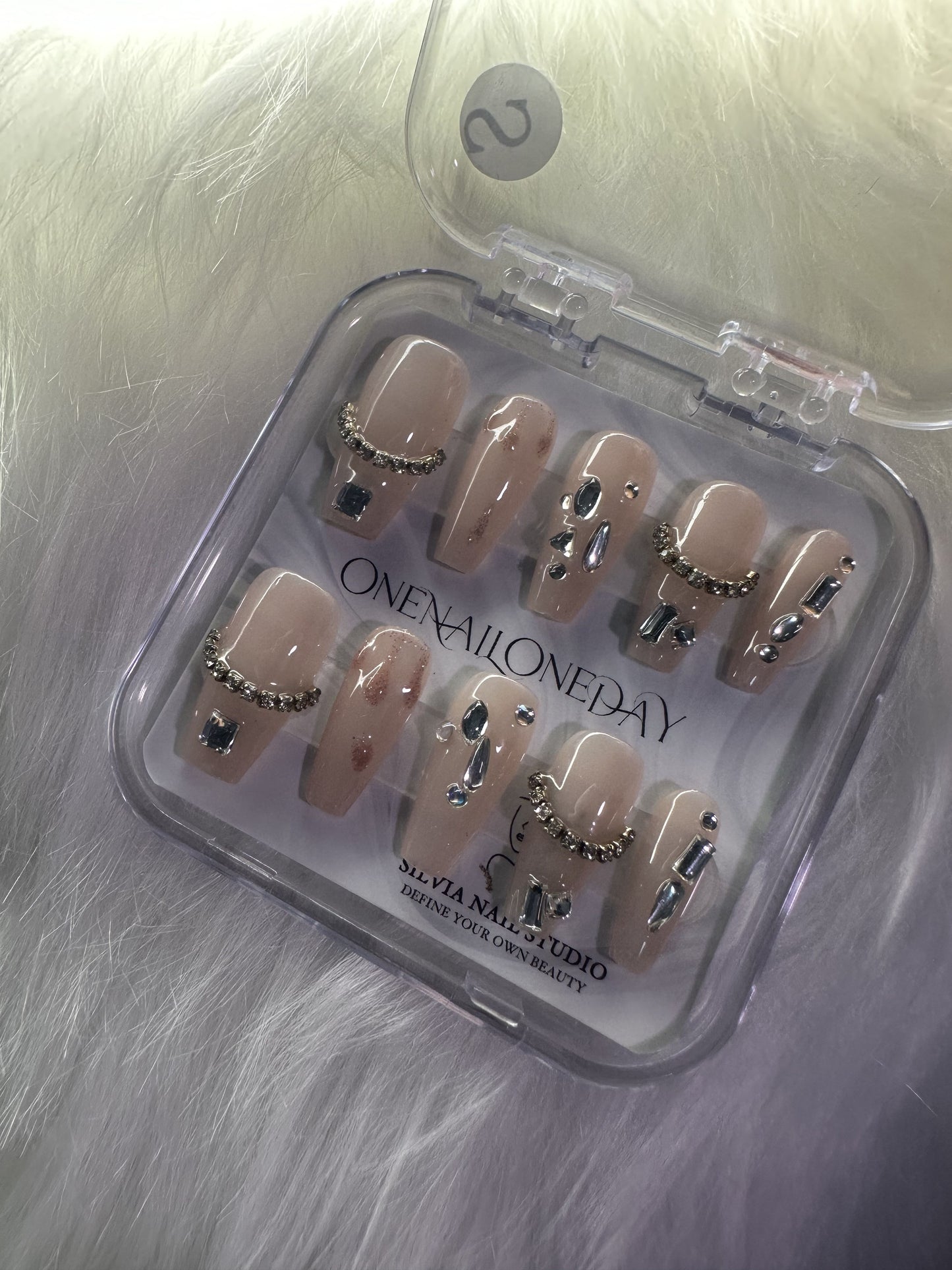 【High-end Handmade Acrylic Nails Salon-grade customized press ons】