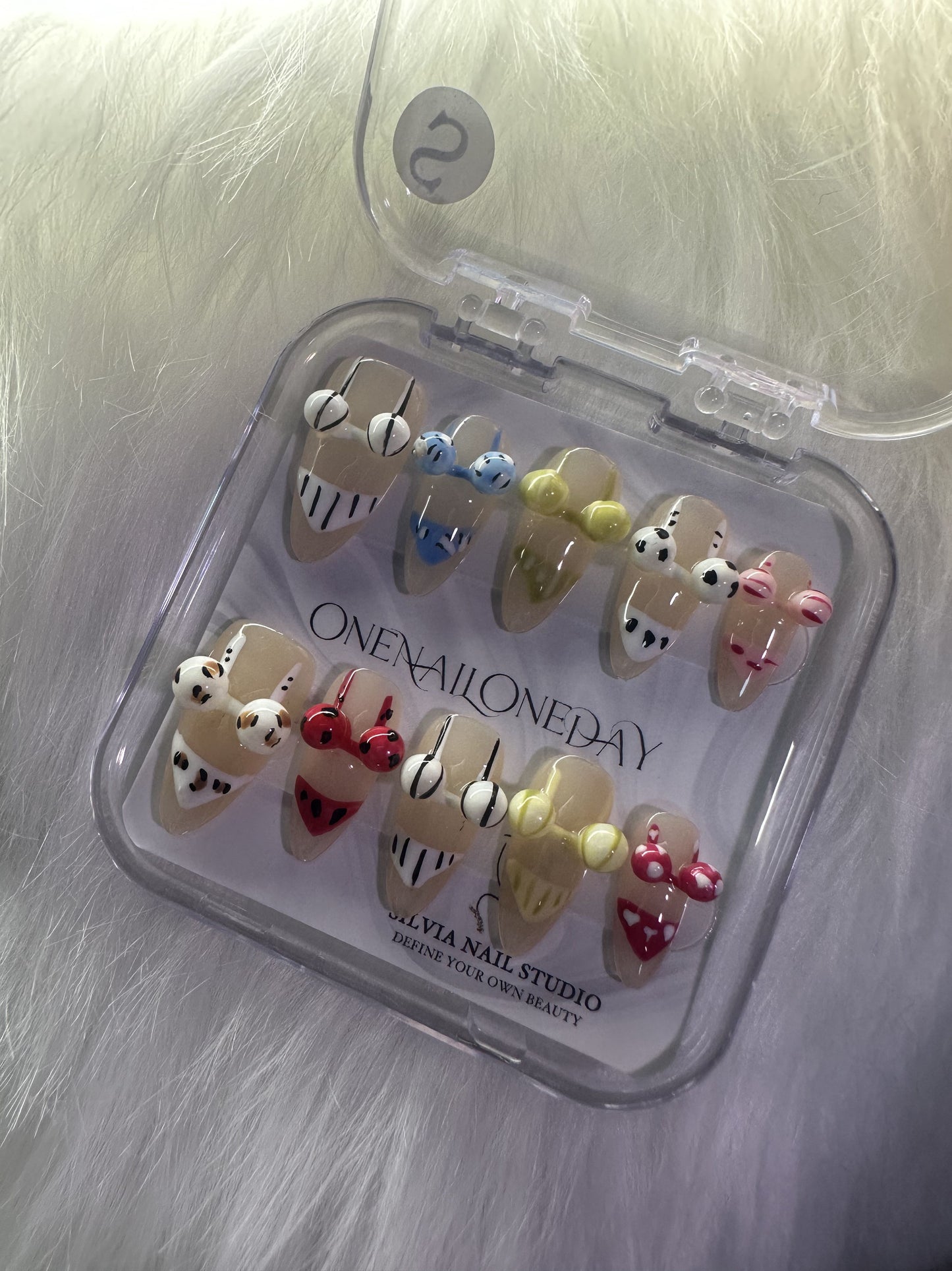 【High-end Handmade Acrylic Nails Salon-grade customized press ons】