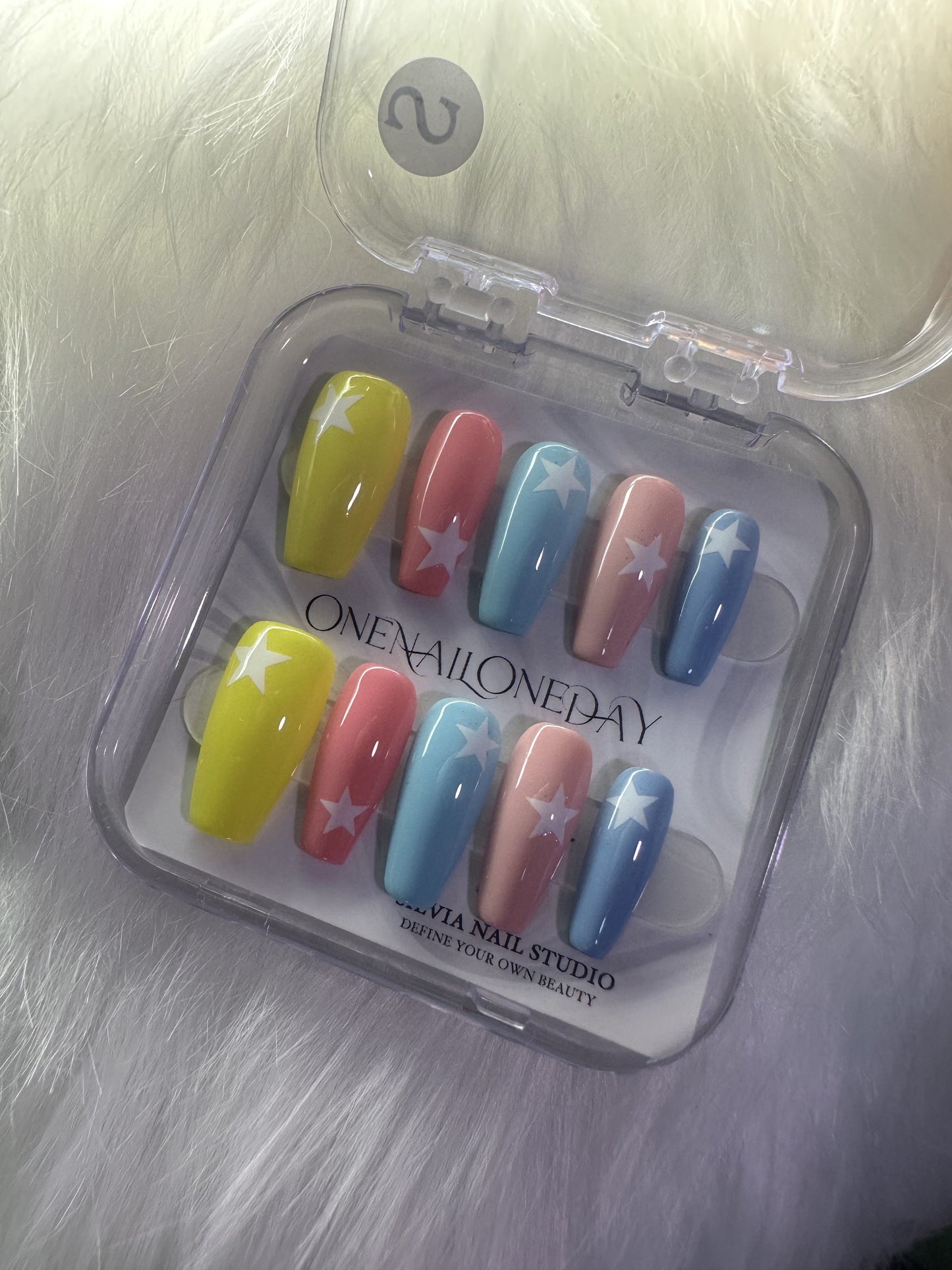 【High-end Handmade Acrylic Nails Salon-grade customized press ons】