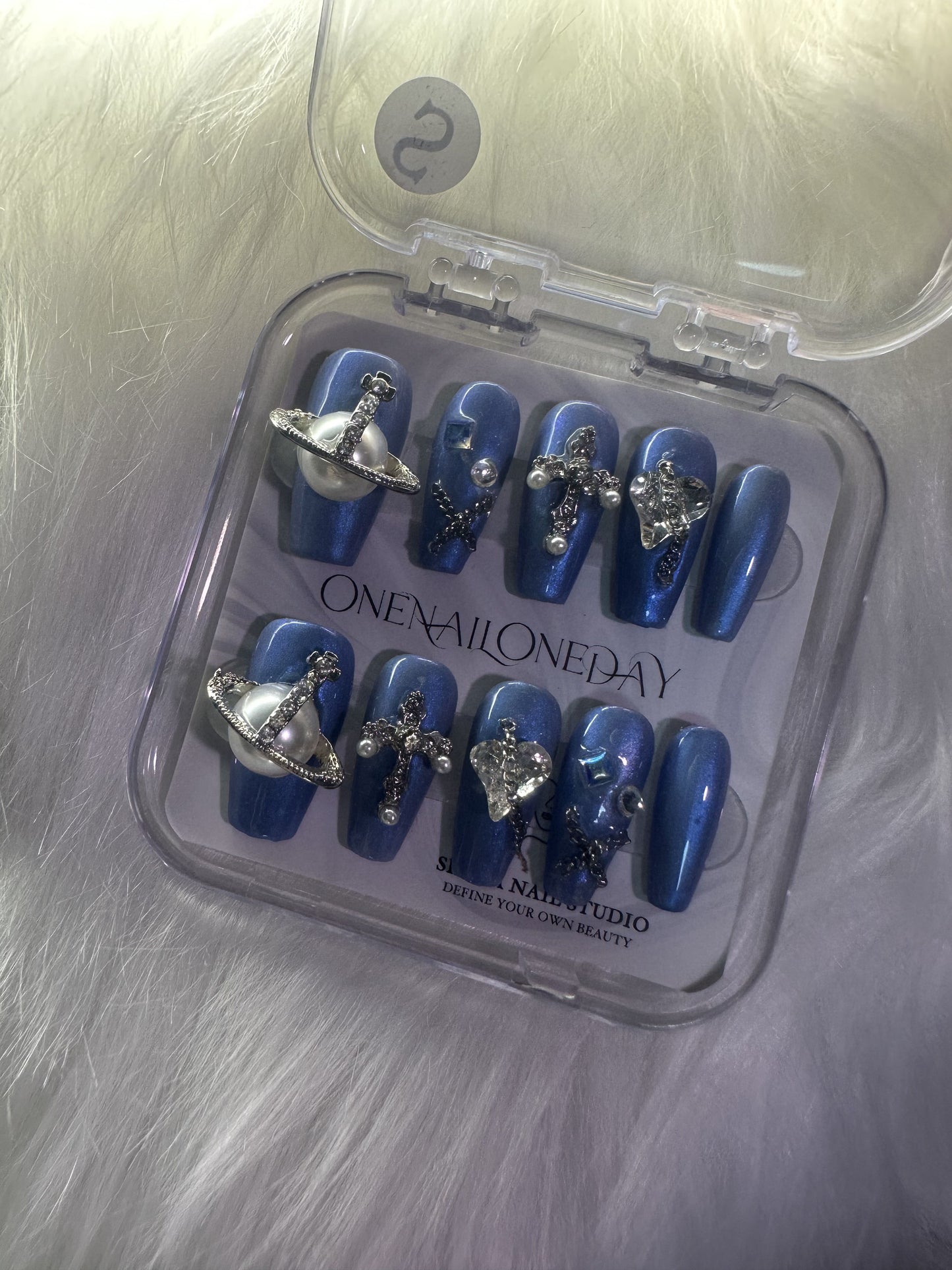 【High-end Handmade Acrylic Nails Salon-grade customized press ons】