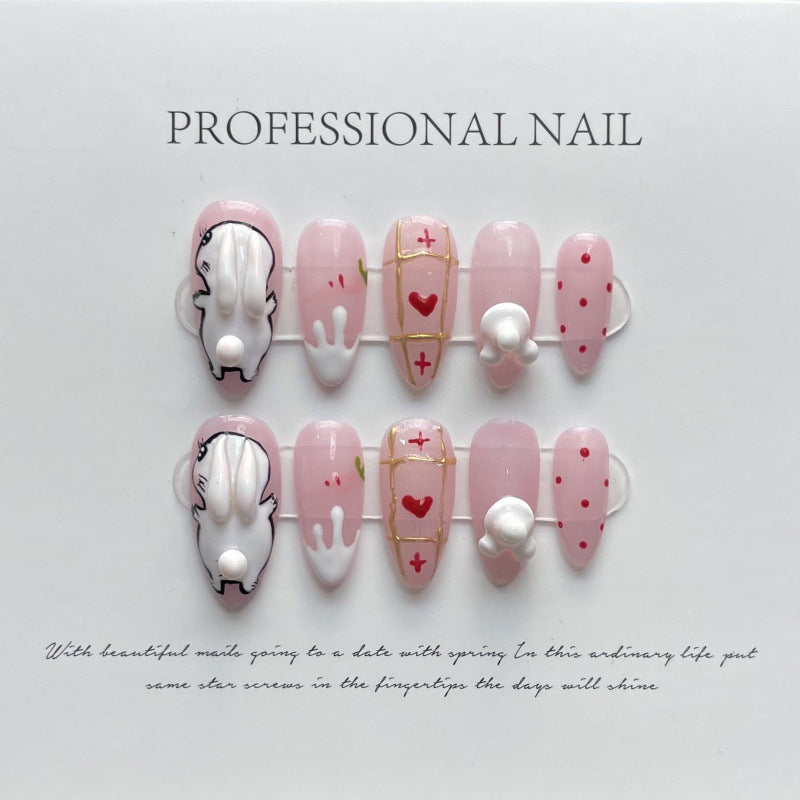 H164  Reusable High-end custom Salon-grade Acrylic Nails