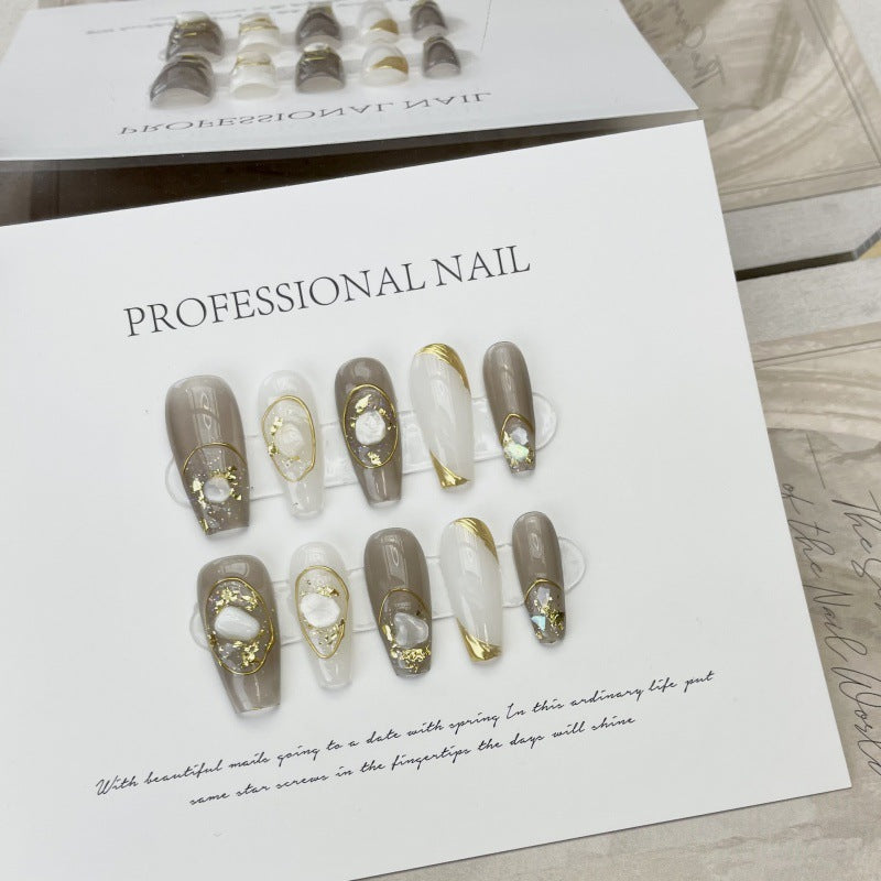 H219 High-end Press on Nails art